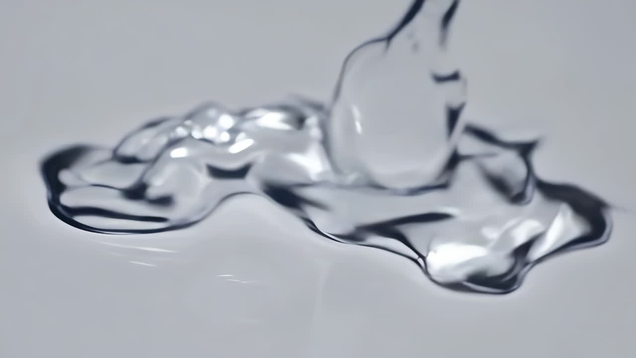Clear Liquid Droplet