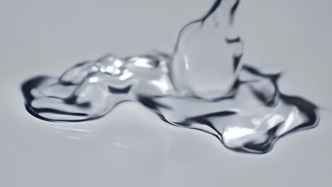 clear liquid droplet