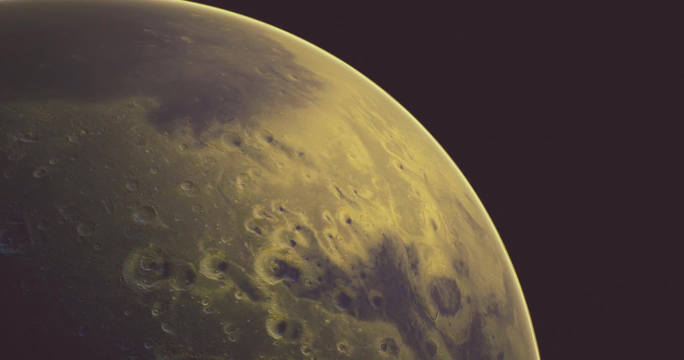 Surface of mars captured in stunning detail showcasing craters