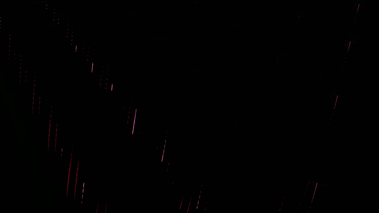 líneas rosadas abstractas sobre un fondo negro