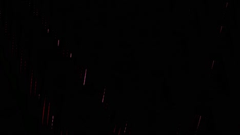 líneas rosadas abstractas sobre un fondo negro