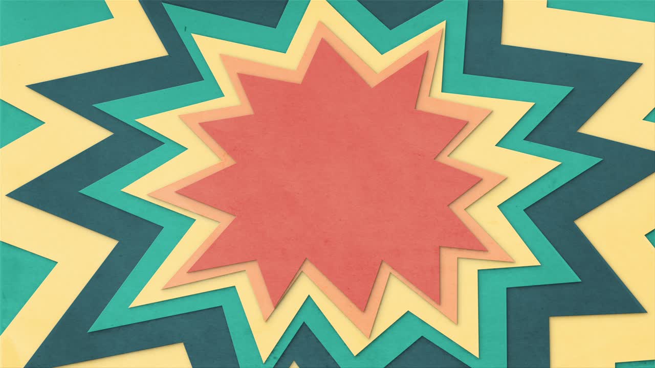 애니메이션 종이 절단 폭발 루핑 배경