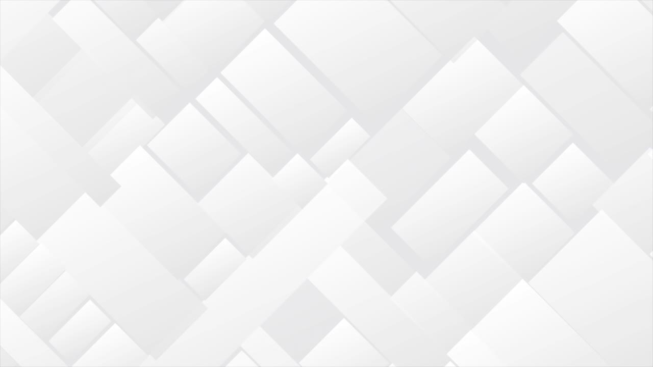fondo de movimiento de mosaico geométrico de tecnología gris abstracta