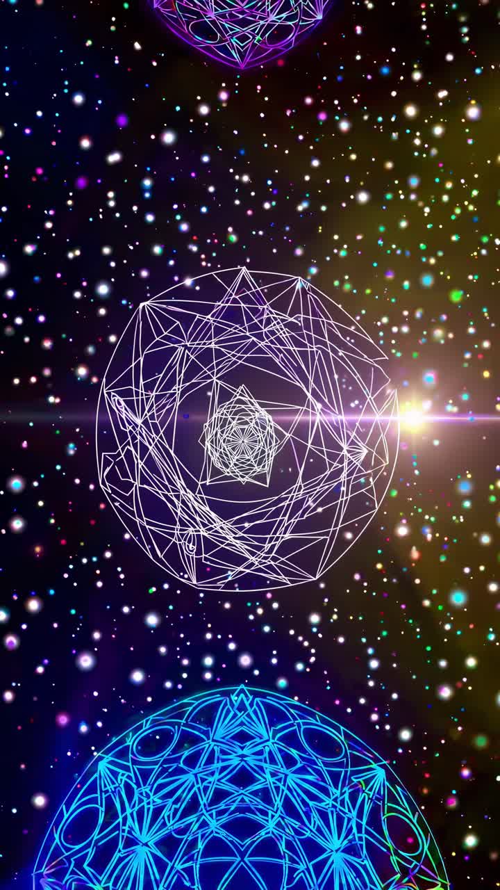 patrones geométricos cósmicos abstractos