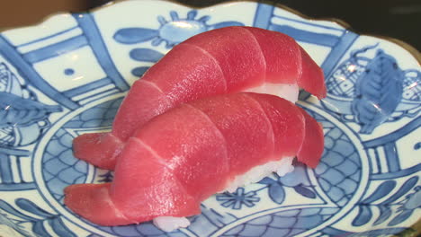 tuna nigiri sushi