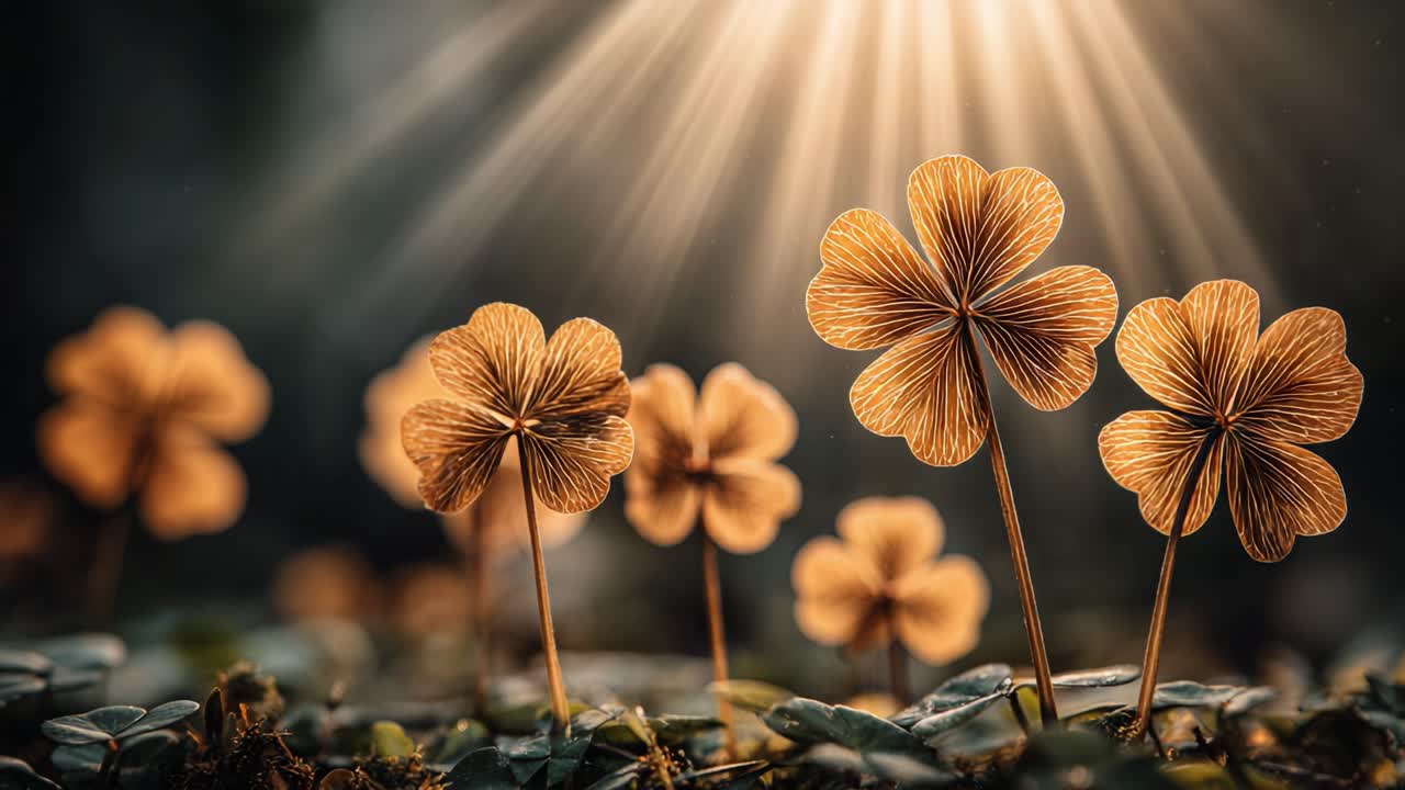 Golden Flowers Glimmering Under Sunlight: A Captivating Close-Up of Unique Flora Capturing Nature's Elegant Beauty in Soft Lighting
