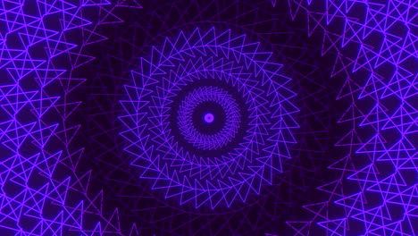 patrón espiral vibrante de líneas azules y púrpuras