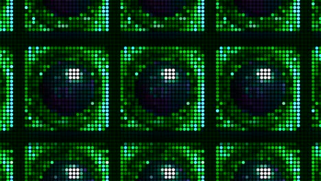 patrón de visualización de led abstracto