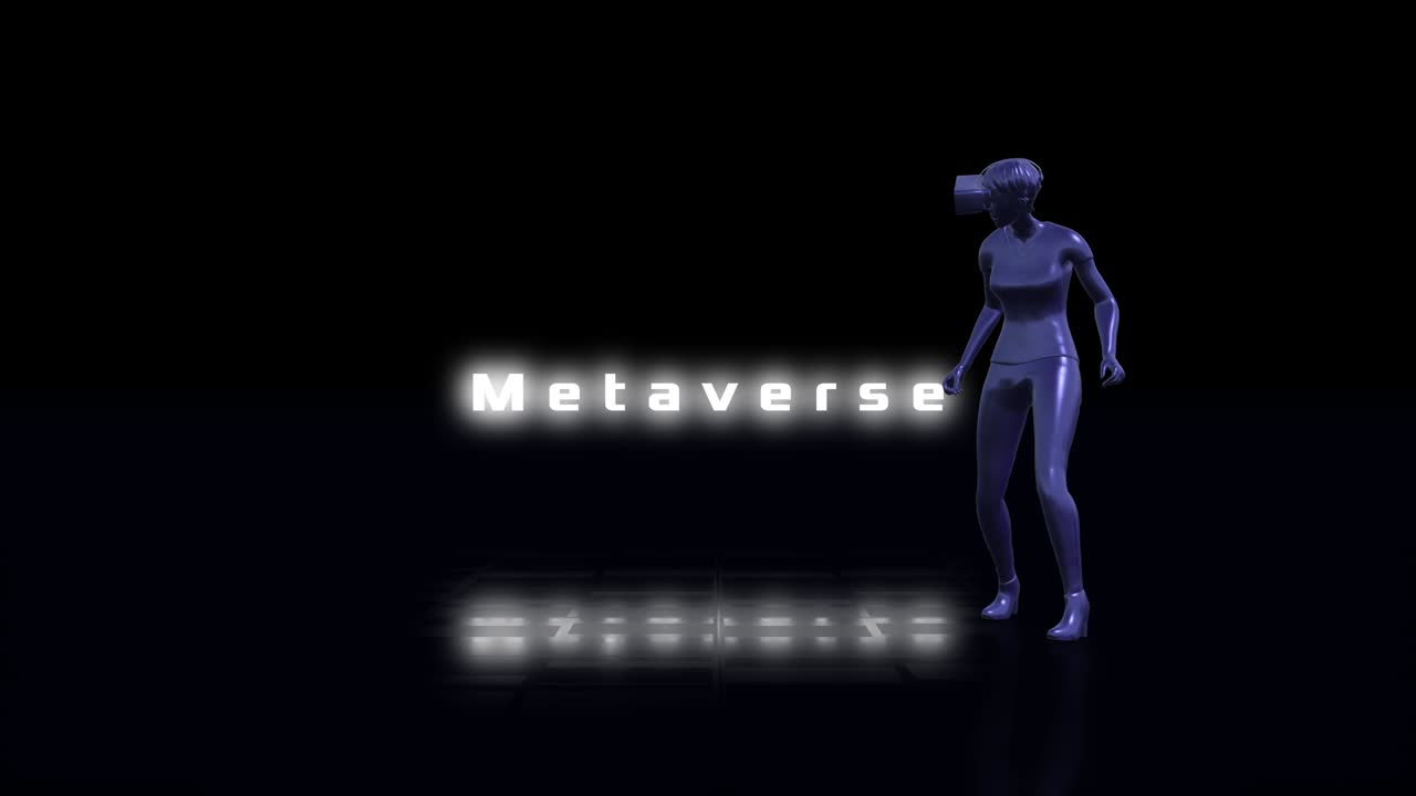 추상적인 메타버스 배경 4k