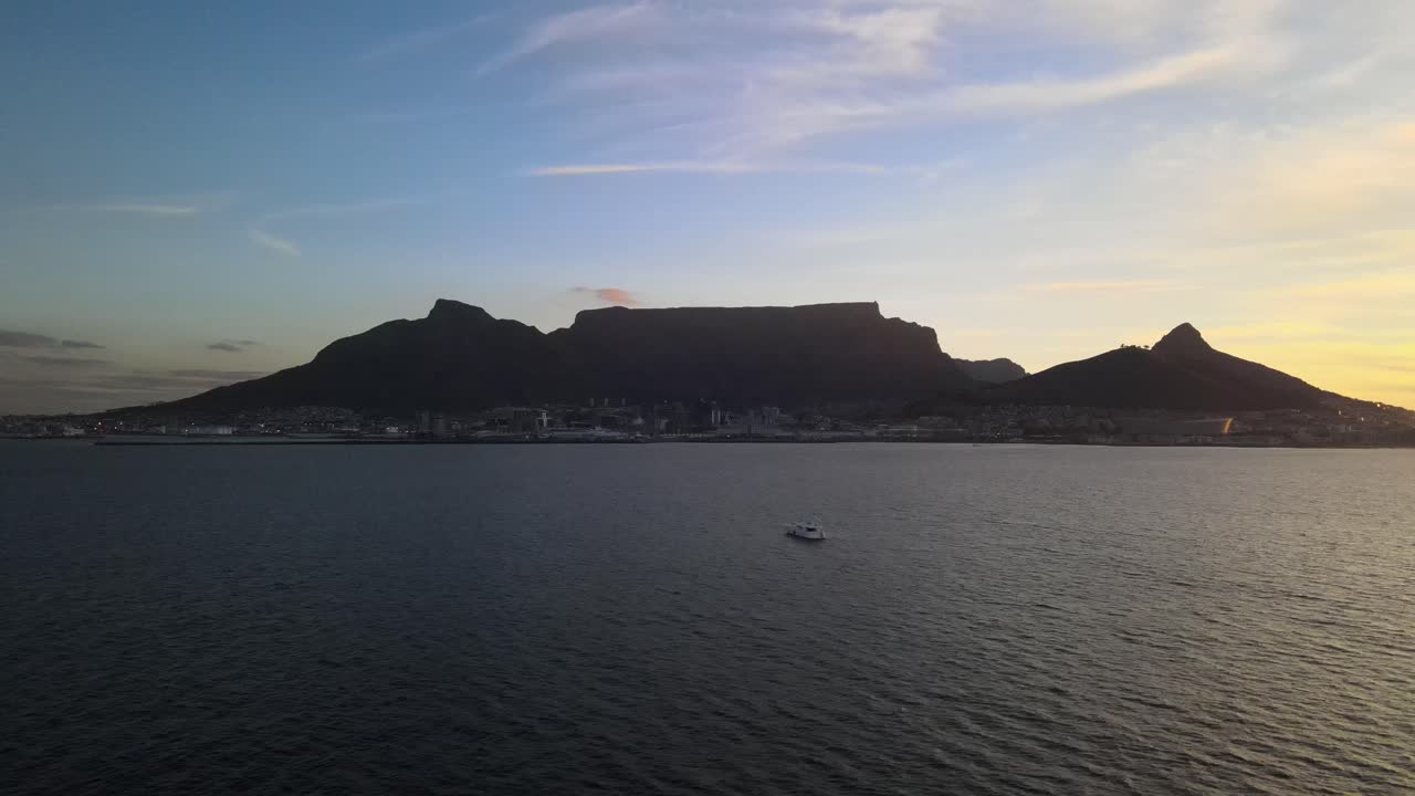 골든 아워 테이블 마운틴 hdr 4k