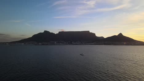 golden hour table mountain hdr 4k