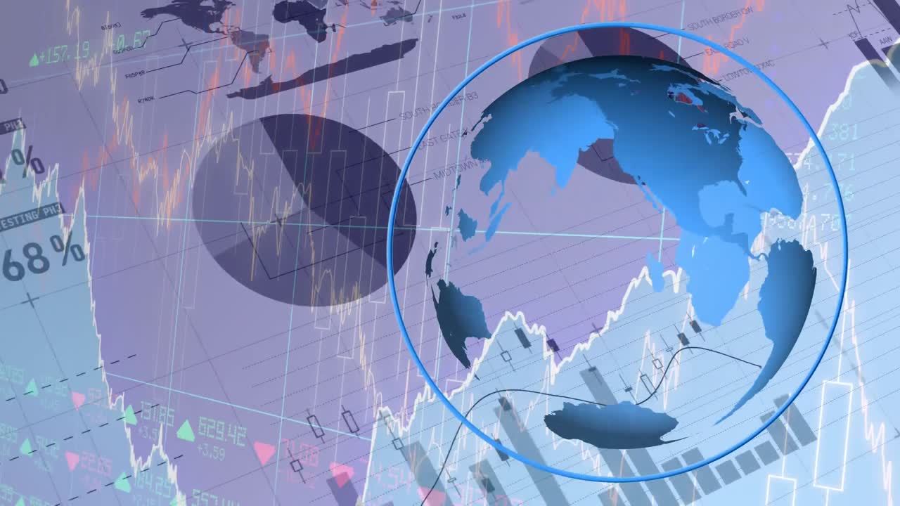 재무 데이터에 대한 회전 지구