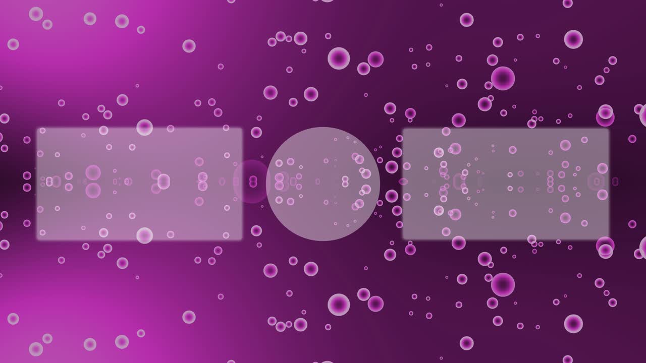 분류 거품 입자 끝 카드 모션 그래픽