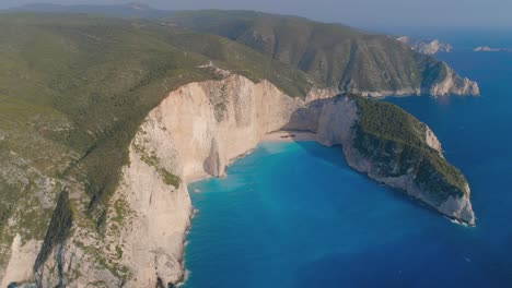 navagio beach aerial views of iconic