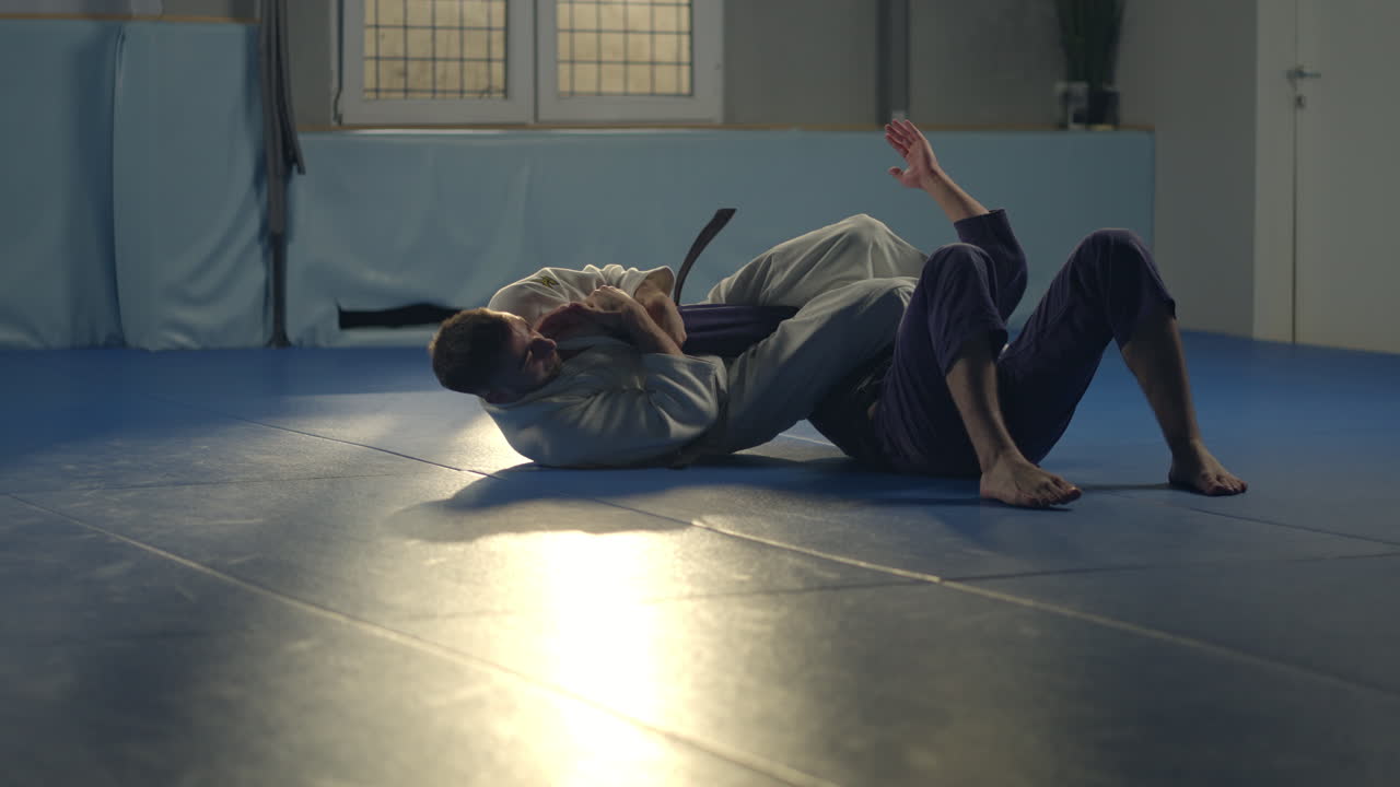 Martial Arts Grappling Match