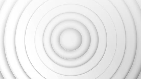 bobina espiral 3d moviéndose contra un fondo blanco