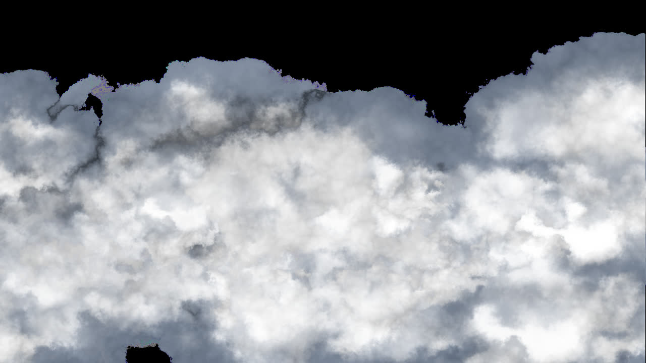 Flying Through Clouds With Alpha Channel