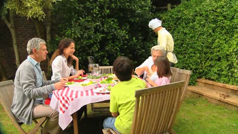 a family barbecue