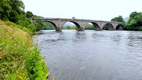 scenic view of bridge and flowing river