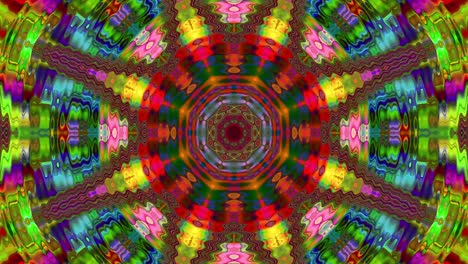 la animación abstracta, el fondo líquido, la hermosa película de pintura digital, la película de fondo abstracto, el video de stock de animación de kaleidoscopio.