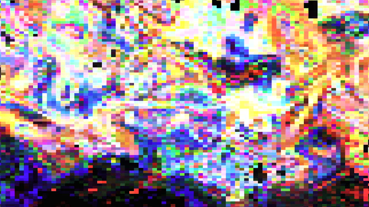 arte de píxeles abstractos