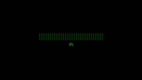 Animation colorful loading bar.