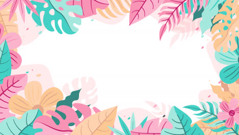 tropical floral background