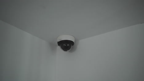 security camera on ceiling