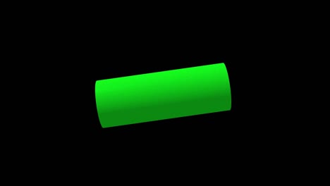 gráficos de movimiento de animación de cilindro cg