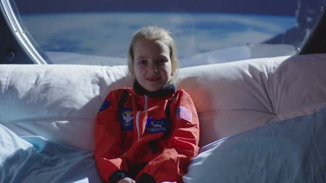 girl in space suit