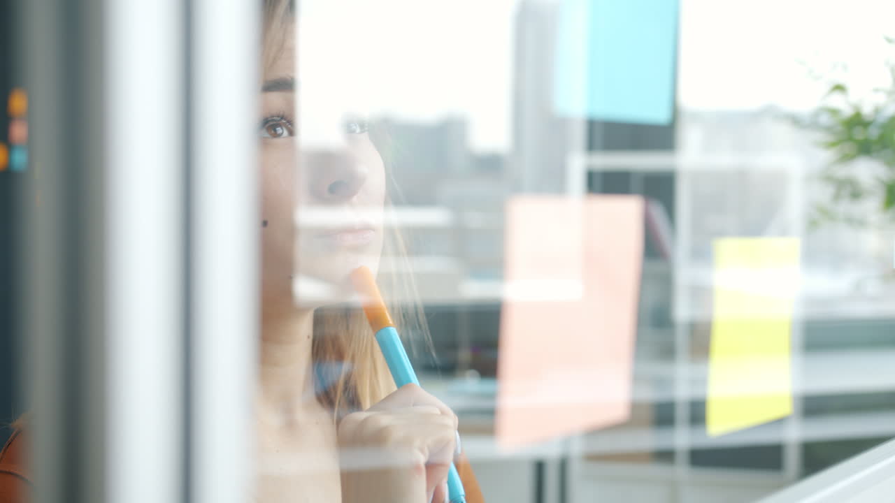 Woman in Office, Planning and Thinking