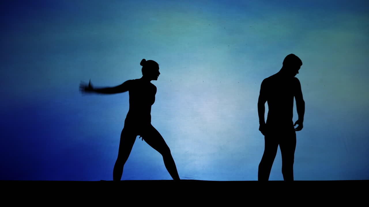 Dance Performance Silhouettes