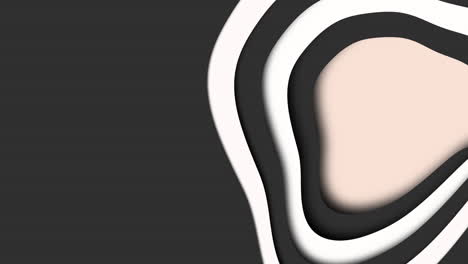 a striking black and white striped design with a white circle in the center set against a black background creates a bold and visually captivating aesthetic