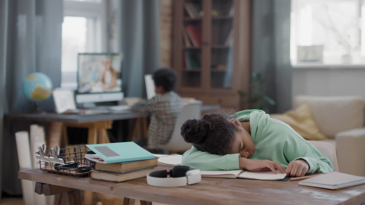 Afro Kids Online Studying At Home