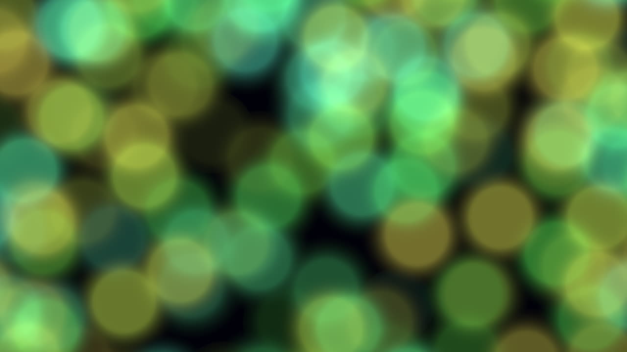 círculos coloridos en fondo oscuro