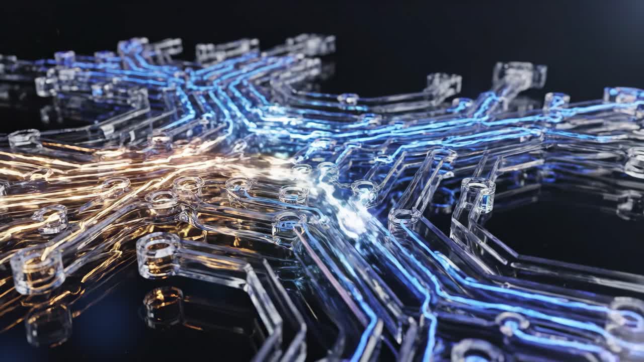 Futuristic Circuit Board Technology