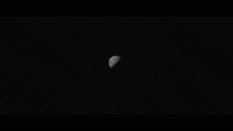 moon viewed from space