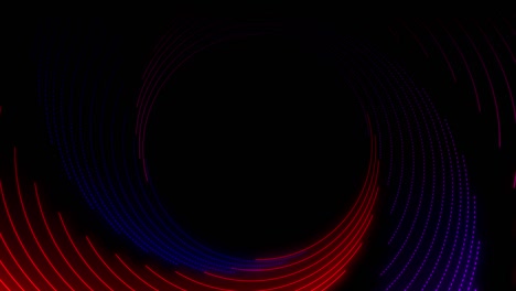 abstract background with neon in seamless and looped animation
