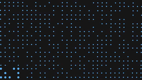 blue checkered grid on black background