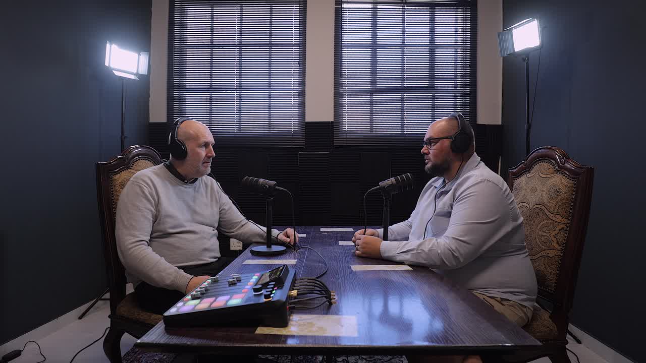 Podcast Recording in Studio