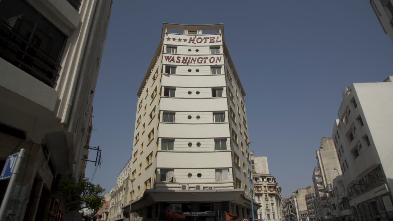 Beautiful vintage hotel in Casablanca, morocco