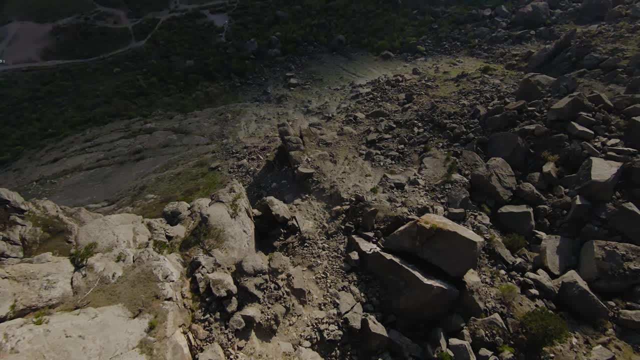 바위 산 풍경 의 공중 풍경