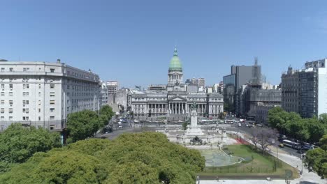 escena aérea del congreso de la nación argentina