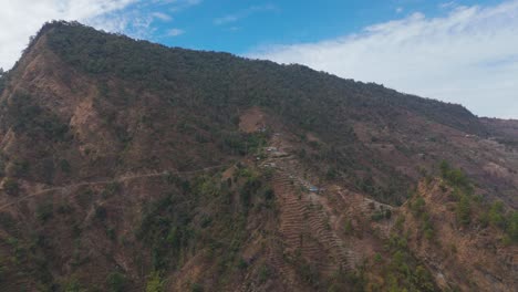 Hermoso-Paisaje-De-Nepal-Con-Montañas