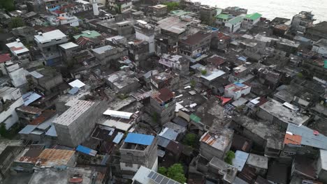 drone fly above poor district neighbourhood in anjouan island located in the indian ocean, part of the comoros archipelago africa indian ocean