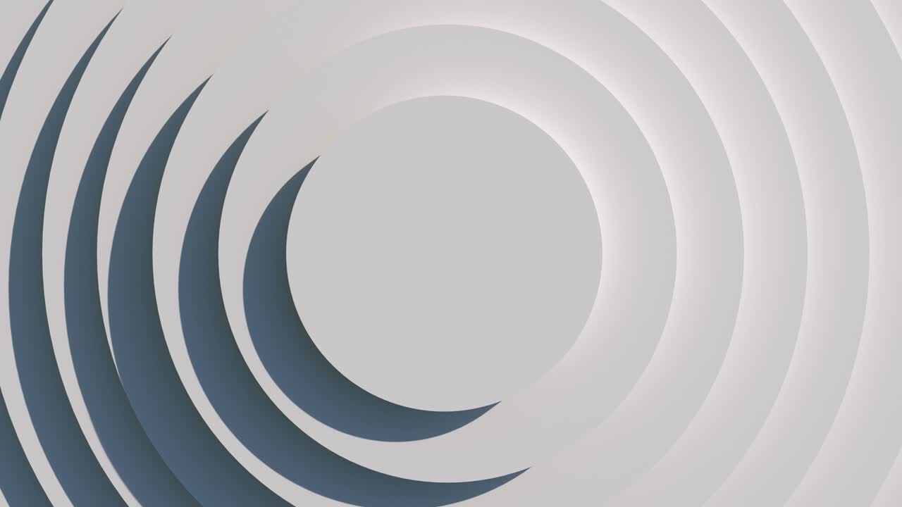 Abstract background from cylinders. White clean animating. 4k 3d render