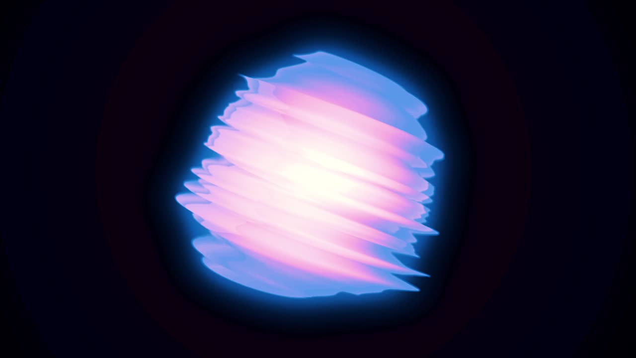 추상적인 네온 빛나는 모양