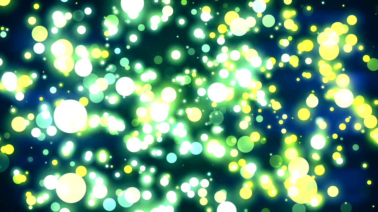 아름다운 오렌지와 녹색 bokeh와 함께 loopable 배경