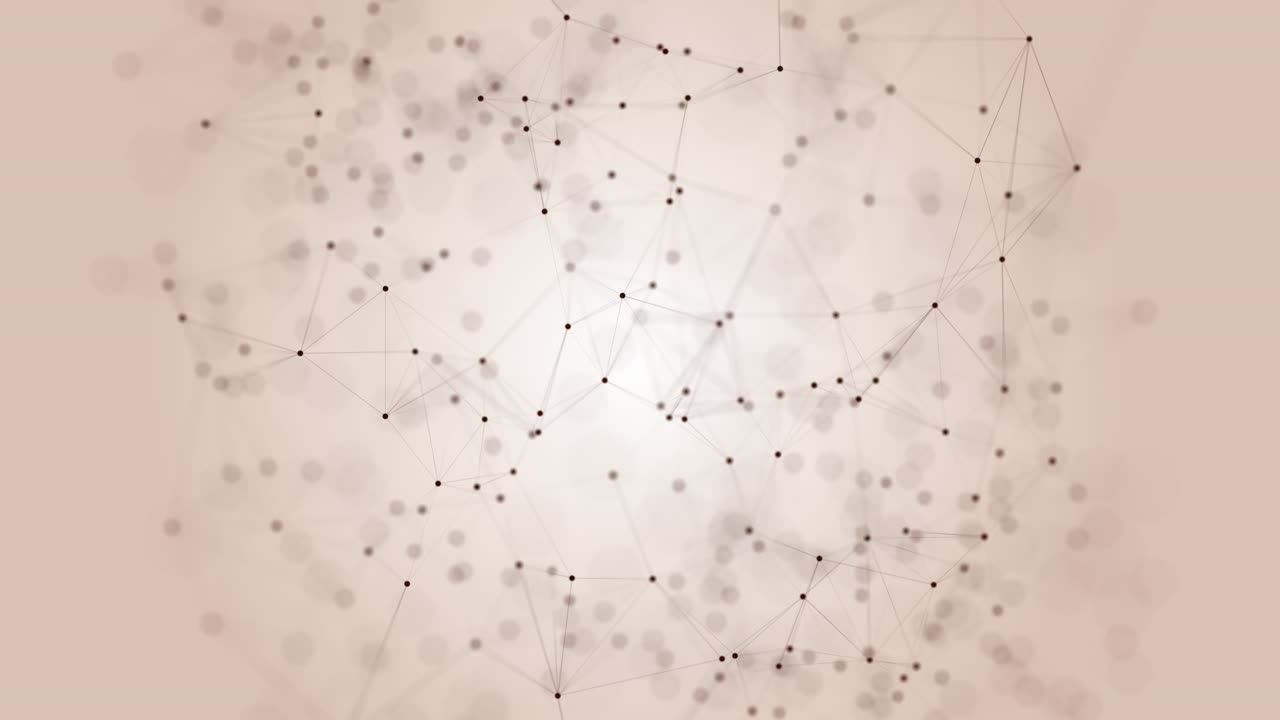 4k geometric plexus structure cybernetic loop animation network nodes greyscale plexus background
