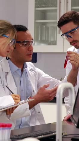 young scientists working together in the lab